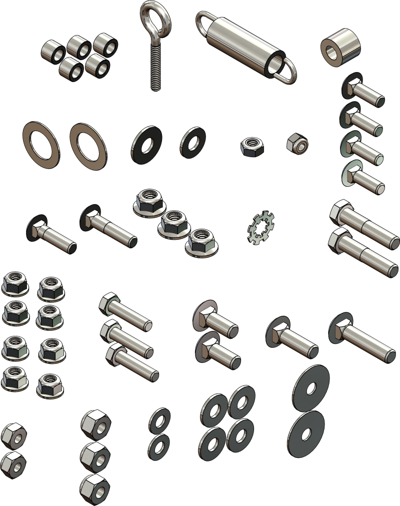 KFI Manual Lift Hardware Kit - HK-101