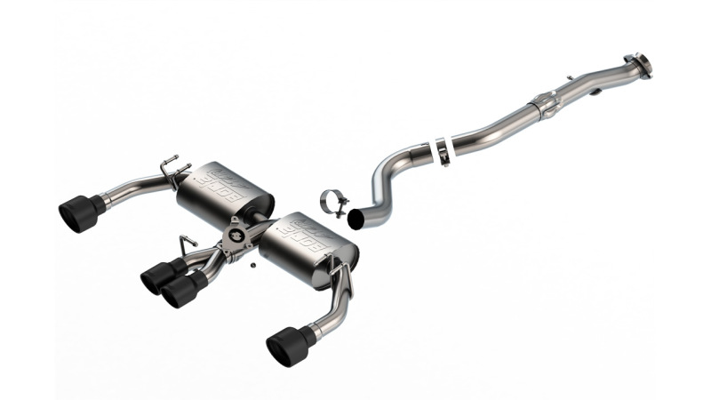 Borla 23-24 Toyota GR Corolla ATAK Cat Back System w/ Black Tips - 140942CB