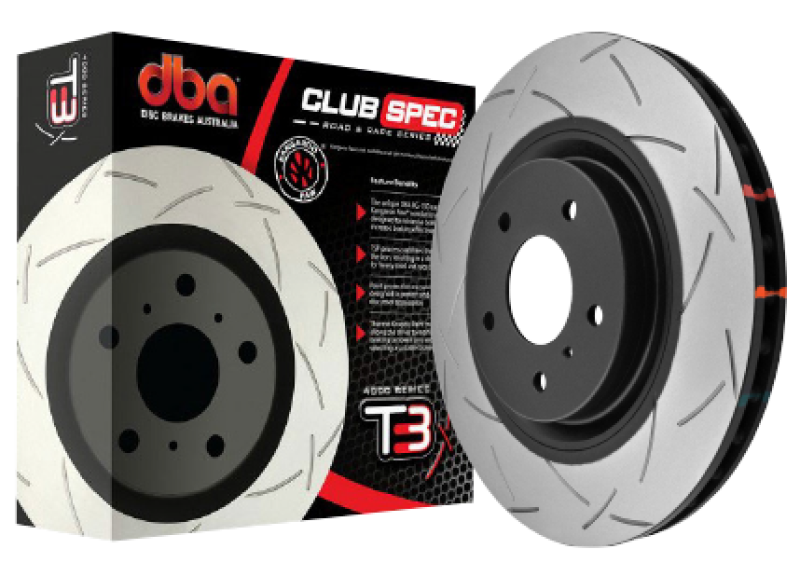 DBA 2020+ Chevrolet Corvette C8 J55 Z51 Front Slotted 4000 Series Rotor - DBA43928S