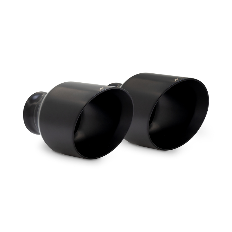 Mishimoto 15-23 Dodge Charger/Challenger Muffler Tip Pair - 5in - Black - MMEXH-TIP-MOPARBK