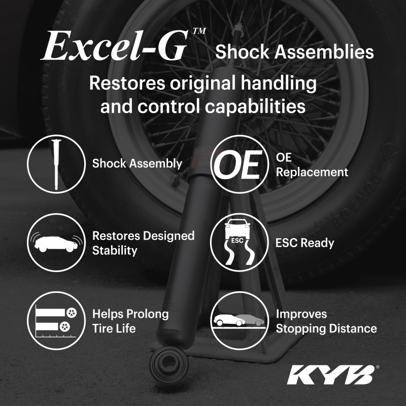 KYB 13-19 Cadillac ATS (Exc. Elect. Susp.) Excel-G Shock Assembly - Rear Left - SA1019