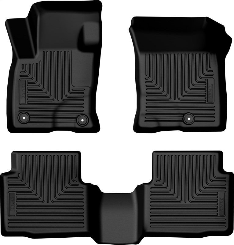 Husky Liners 24-25 Ford Escape Weatherbeater Front & 2nd Seat Floorliner (3pc Set) - Blk - 95331