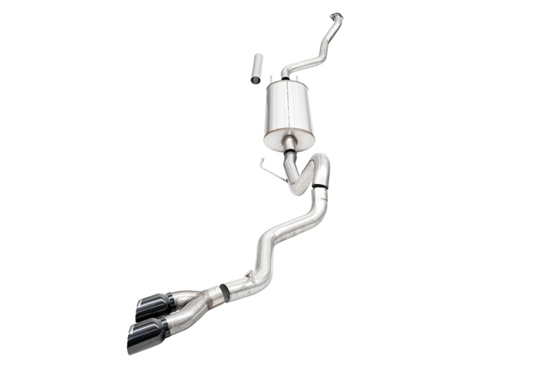 Corsa 24-25 Toyota Tacoma (2.4L Turbo) Sport Cat-Back - 4in Black Tip - 21306BLK