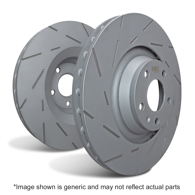 EBC 2020+ Genesis GV80 2.5T (4 Piston Caliper) USR Slotted Front Rotors - USR7896
