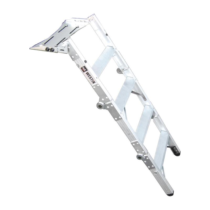Westin Truck-Pal Tailgate Ladder - Aluminum - 10-3000