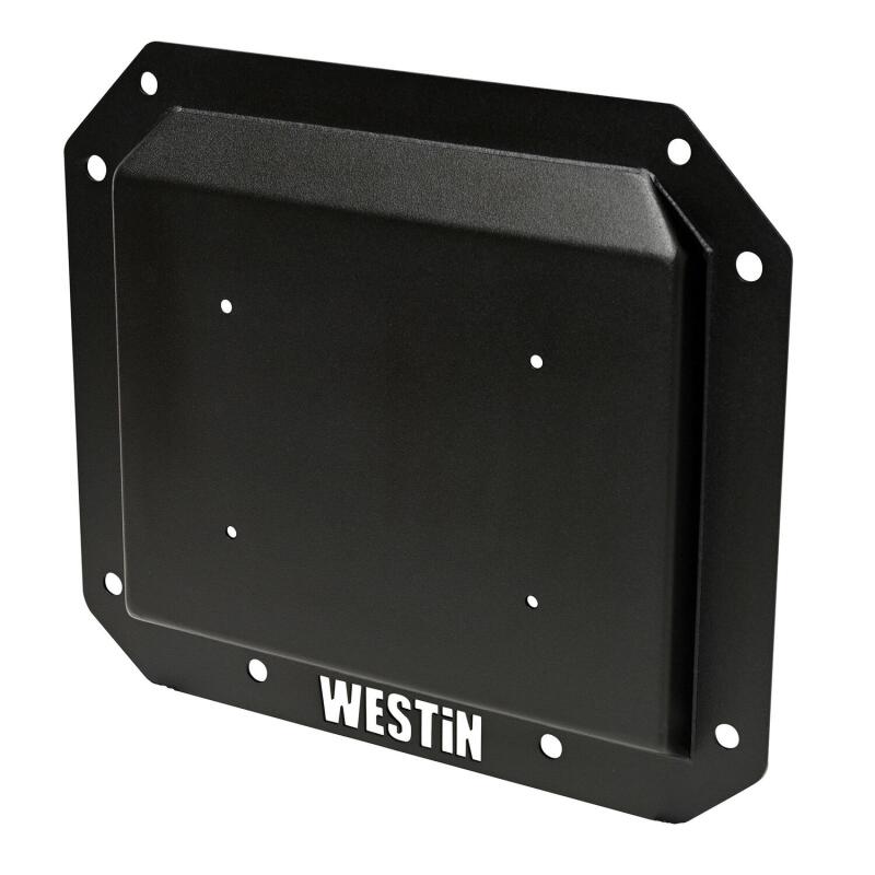 Westin 21-25 Ford Bronco (Excl. Sport) Spare Tire Delete Plate - Tex. Blk - 59-89055