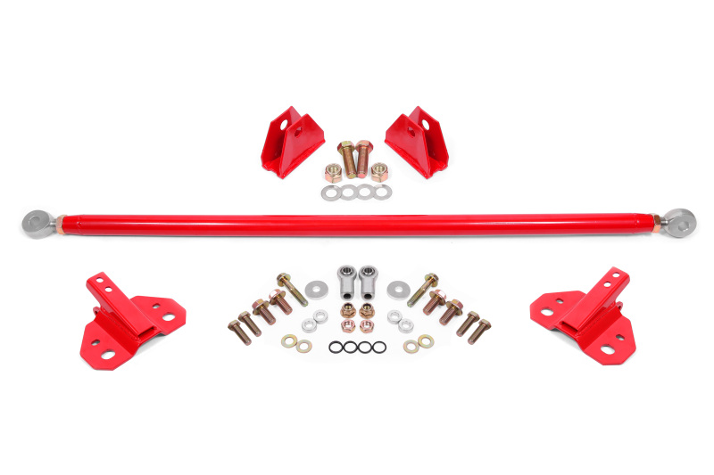 BMR 15-23 Ford S550 Mustang Shock Mount Kit - Red - SM762R