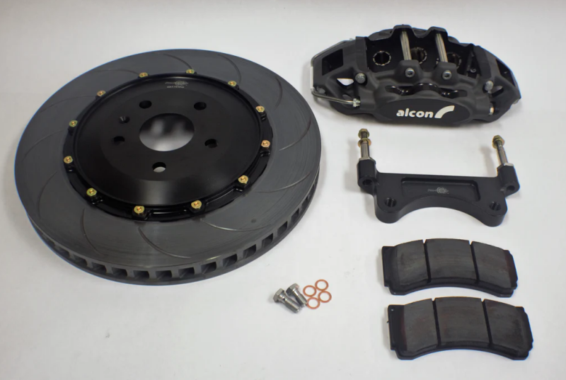 Alcon Chevrolet Corvette C8 (OEM Wheels) 6 Piston 380x36mm Front Street Kit - Anodized - BRK.200526