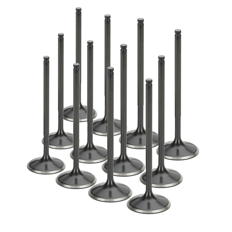 Supertech Nissan VR30DDTT 333.5x5.47x101mm Black Nitrided Intake Valve - Set of 12 - NIVN-1070-12