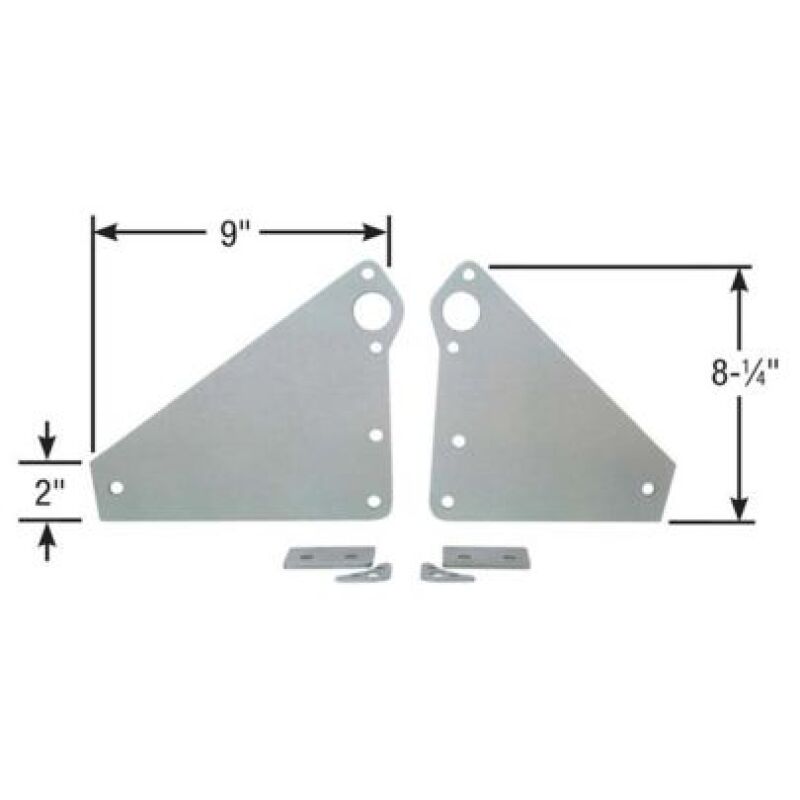 Moroso Chevrolet Big Block 2-Piece Front Motor Plate - C4007
