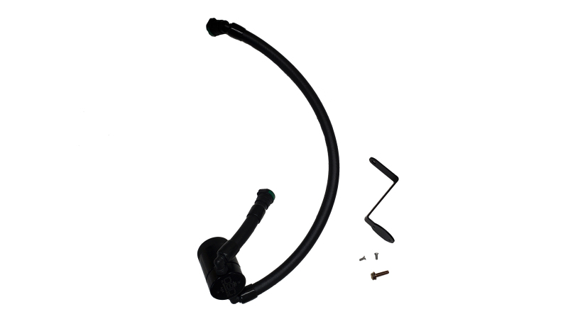 J&L 24+ Ford Mustang 5.0L (w/ Whipple Supercharger) Oil Separator - 3.0 CCV Side Black Anodized - 3092D-B