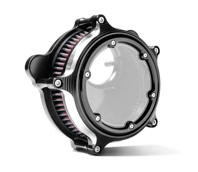Performance Machine 23-Up CVO, 2024 Touring Vision Series Air Cleaner - Contrast Cut - 0206-2166-BM