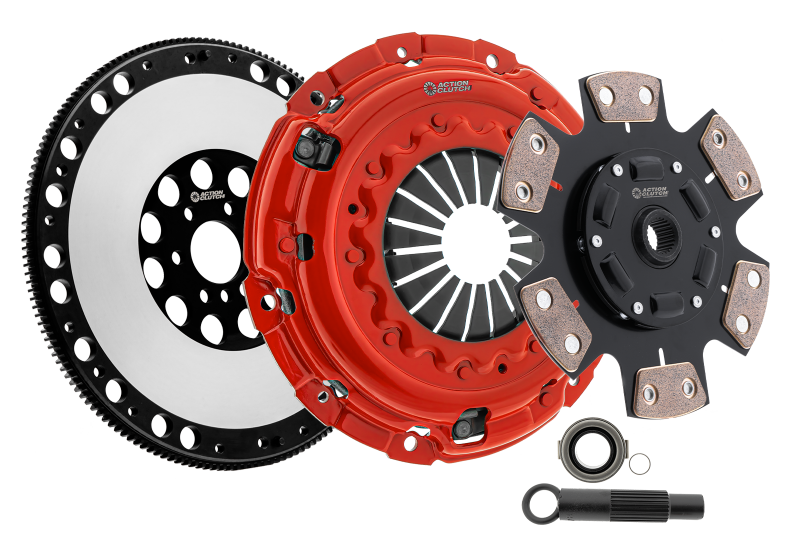 Action Clutch 03-12 Honda Accord 2.4L (K24A4) Stage 3 Clutch Kit (1MS) w/Lightened Flywheel - ACR-0596