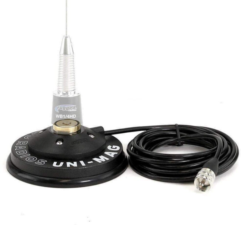 Rugged Radios UNI-MAG Universal NMO or Magnetic Antenna Mount - UNI-MAG