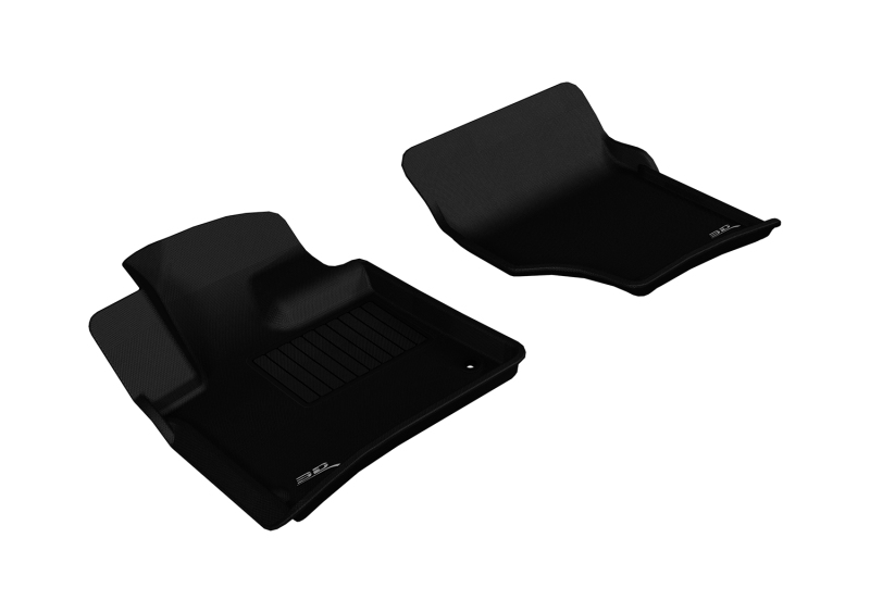 3D MAXpider 2007-2015 Audi Q7 Kagu 1st Row Floormat - Black - L1AD02611509