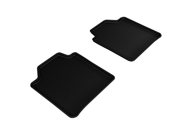 3D MAXpider 2013-2019 BMW 3 Series Gran Turismo F34 Kagu 2nd Row Floormats - Black - L1BM04821509