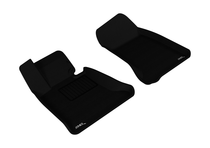 3D MAXpider 2004-2010 BMW 5 Series E60 Kagu 1st Row Floormat - Black - L1BM05011509