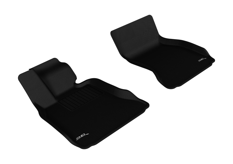 3D MAXpider 2009-2015 BMW 7 Series/Li F01/F02/F04 Kagu 1st Row Floormat - Black - L1BM05211509