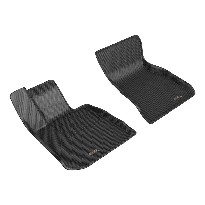 3D MAXpider 22-24 BMW i4 (G26) R1 Floor Mat - Kagu Black - L1BM12911509
