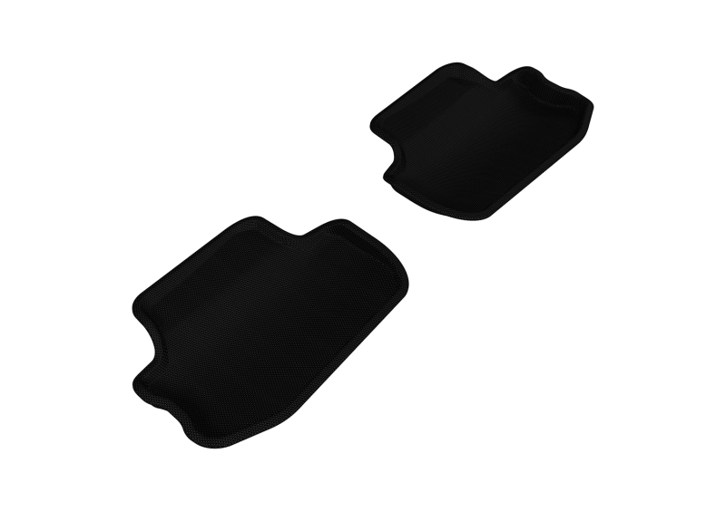 3D MAXpider 2010-2015 Chevrolet Camaro Kagu 2nd Row Floormats - Black - L1CH01721509