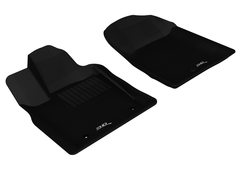 3D MAXpider 2011-2012 Dodge/Jeep Durango/Grand Cherokee Kagu 1st Row Floormat - Black - L1DG00611509
