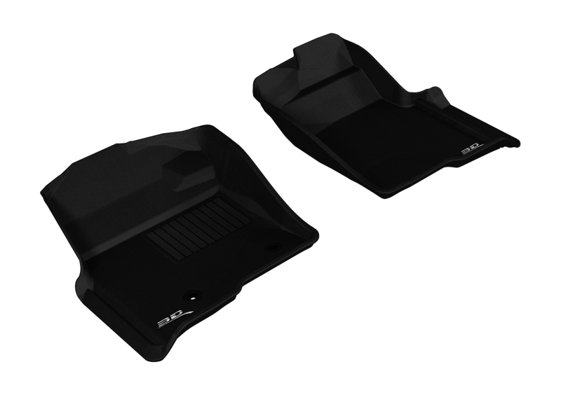 3D MAXpider 2010-2014 Ford F-150 Regular/Supercab/Supercrew Kagu 1st Row Floormat - Black - L1FR07211509