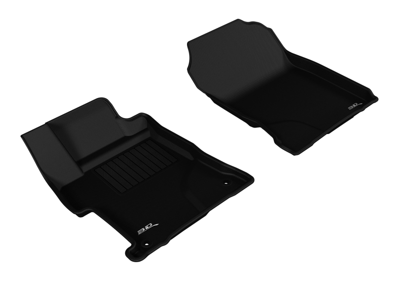 3D MAXpider 2014-2015 Honda Civic Sedan Kagu 1st Row Floormat - Black - L1HD06311509
