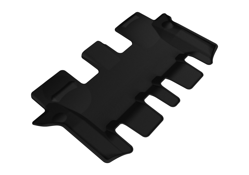 3D MAXpider 2016-2020 Kia Sorento 7-Seat Kagu 3rd Row Floormats - Black - L1KA03031509