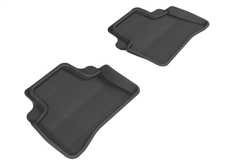 3D MAXpider 2010-2016 Mercedes-Benz E-Class W212 Kagu 2nd Row Floormats - Black - L1MB05721509