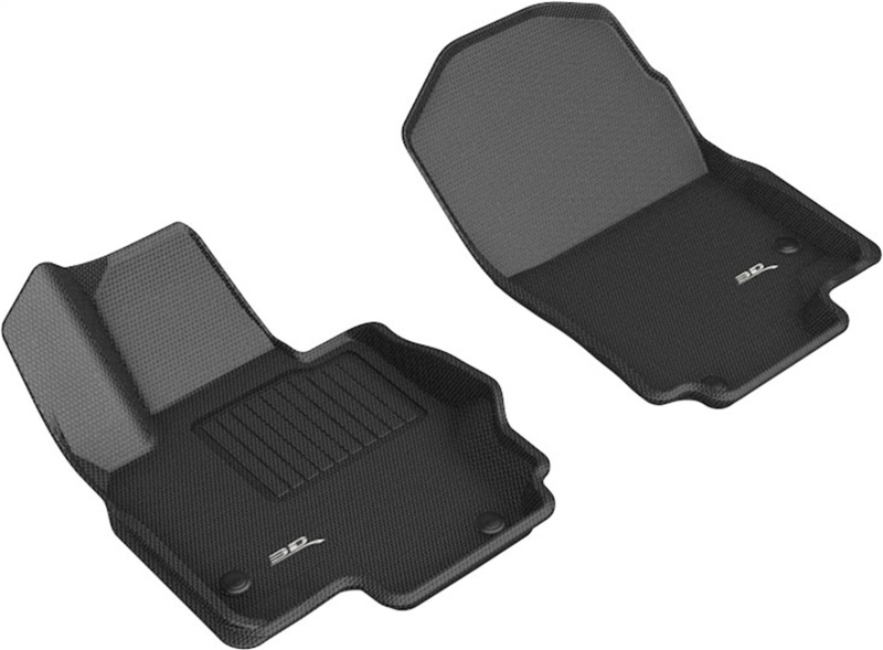 3D MAXpider 20-21 Mercedes GLS-Class (w/ Executive Rear Seat Package) Kagu 1st Row Floormats - Black - L1MB11811509