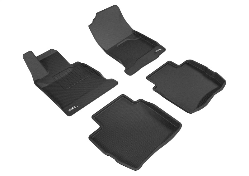 3D Maxpider 12-18 Maserati Granturismo Sport Kagu Floor Mat- Black R1 R2 - L1MR00501509