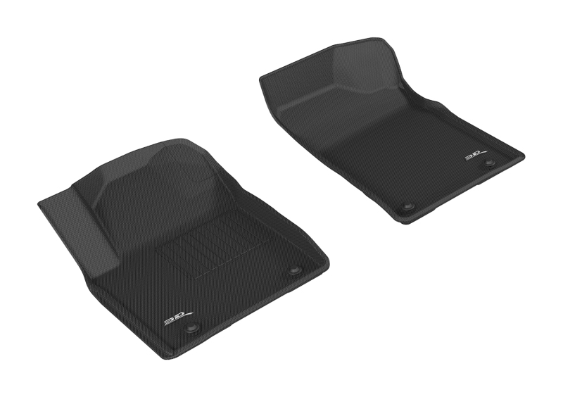 3D MAXpider 2017-2020 Nissan Armada Kagu 1st Row Floormat - Black - L1NS09511509