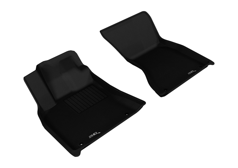 3D MAXpider 2014-2019 Porsche Macan Kagu 1st Row Floormat - Black - L1PO01411509