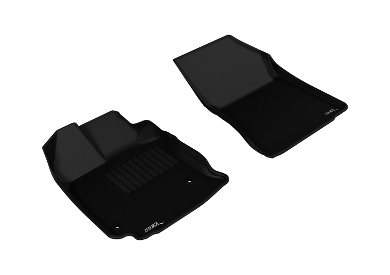3D MAXpider 2013-2015 Toyota Venza Kagu 1st Row Floormat - Black - L1TY13411509