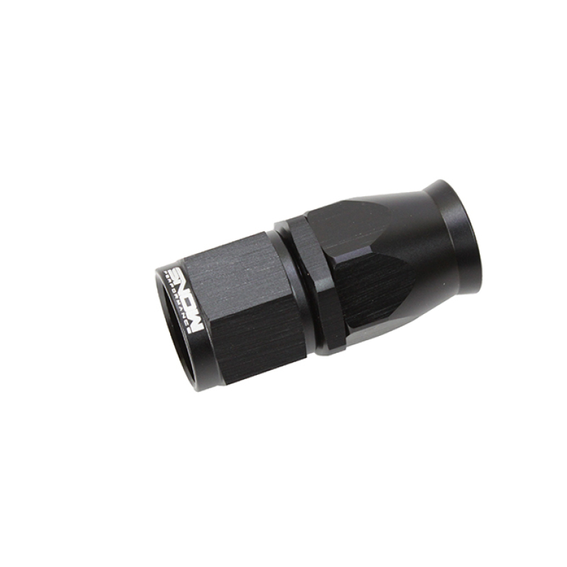 Snow Performance 12 AN Straight PTFE Hose End (Black) - SNF-60120