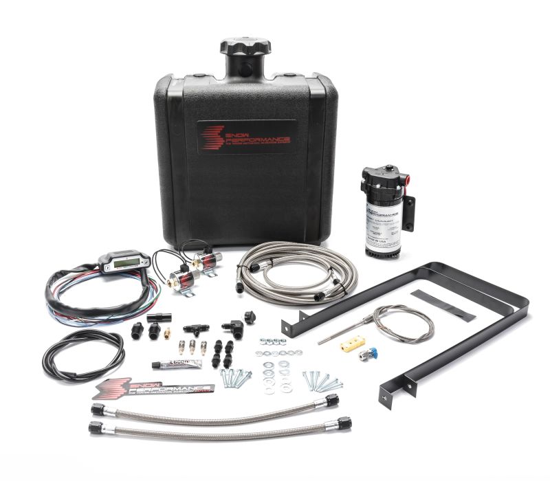 Snow Performance 94-17 Ford Stg 3 Boost Cooler Water Injection Kit (w/SS Braided Line & 4AN) - SNO-520-BRD