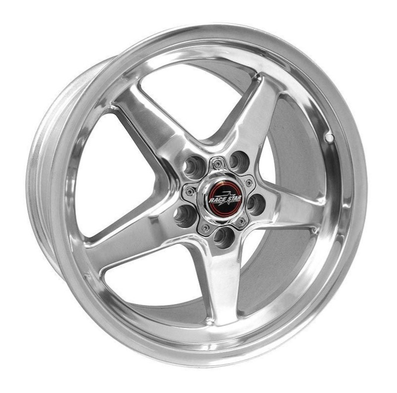 Race Star 92 Drag Star 17x10.50 5x4.50bc 7.63bs Direct Drill Polished Wheel - 92-705154DP