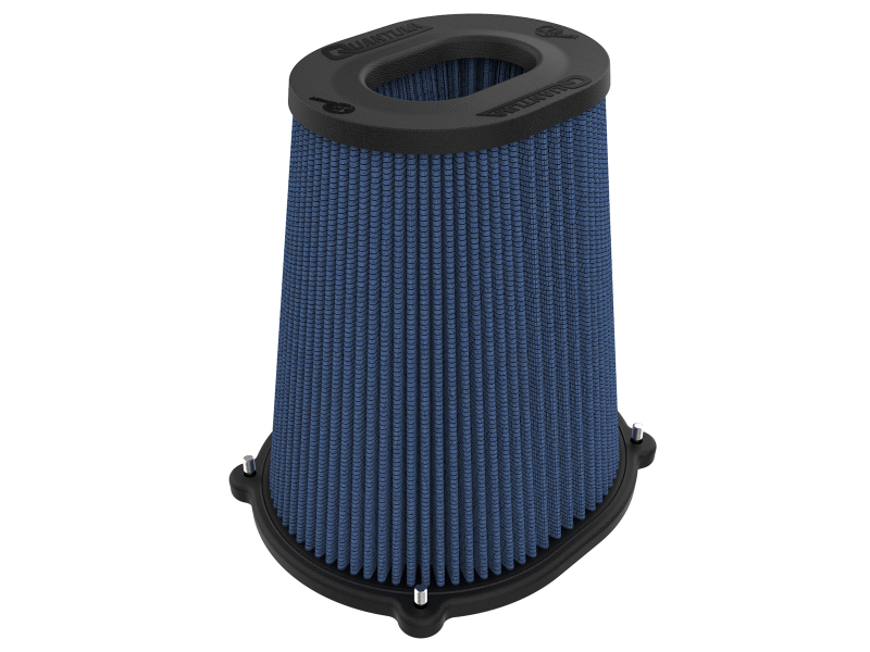 aFe Quantum Pro-5 R Air Filter Inverted Top - 5.5inx4.25in Flange x 9in Height - Oiled P5R - 23-91133