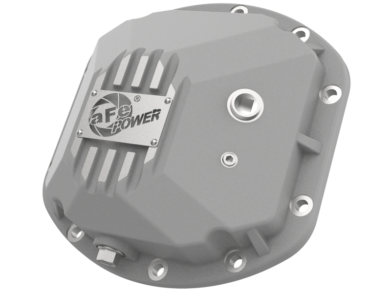 aFe 97-18 Jeep Wrangler TJ/JK Dana 30 Street Series Differential Cover w/ Machined Fins - Raw - 46-71130A
