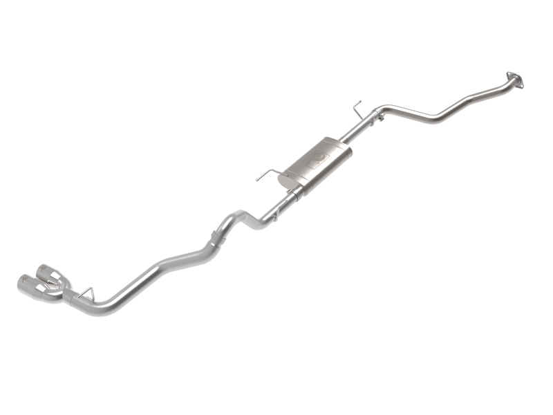 aFe 2024 Toyota Tacoma L4 2.4L Vulcan Series 2.5-3in 304 SS Steel Cat-Back Exhaust w/Polished Tips - 49-36074-P