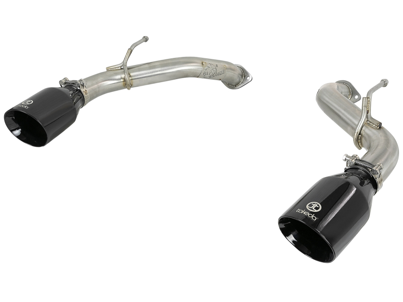 aFe Takeda 2.5in 304 SS Axle-Back Exhaust w/ Black Tips 16-18 Infiniti Q50 V6-3.0L (tt) - 49-36130NM-B