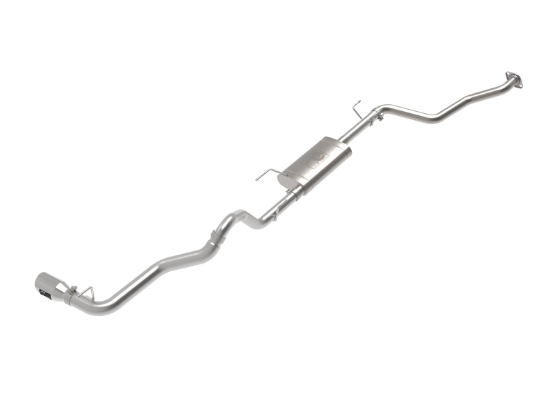 aFe 2024 Toyota Tacoma L4 2.4L Apollo Series 2.5-3in 409 SS Steel Cat-Back Exhaust w/Polished Tips - 49-46071-P