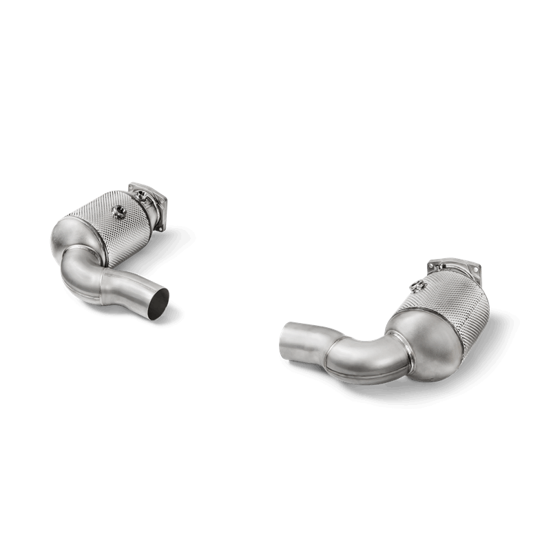 Akrapovic 16-17 Porsche 911 Turbo/Turbo S (991.2) Link Pipe Set w/ Cat (SS) - L-PO/SS/2H