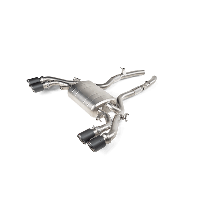 Akrapovic 19-20 BMW X3 M/X4 M (F97/F98) w/OPF/GPF Slip-On Line (Titanium) (Req. Tips) - S-BM/T/10H