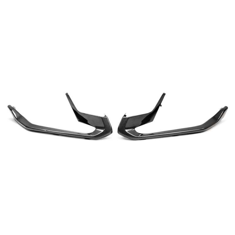 Anderson Composites 20-22 Ford Mustang Shelby GT500 Carbon Fiber Front Bumper Trim - AC-FBT20FDMU500