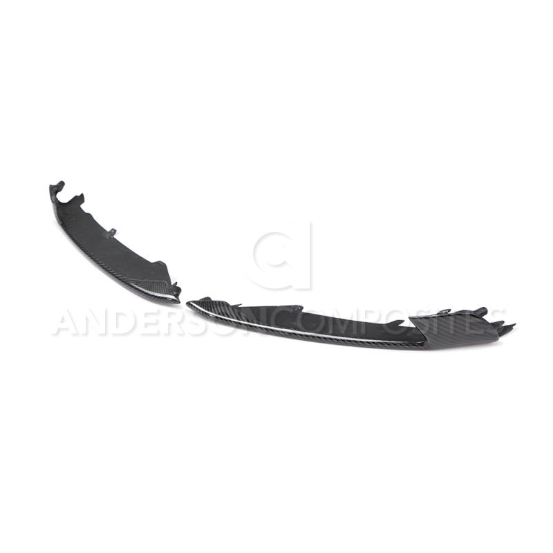 Anderson Composites 15-20 Ford Mustang GT350/GT350R Carbon Fiber Turn Signal Bezels - AC-TSC15MU350