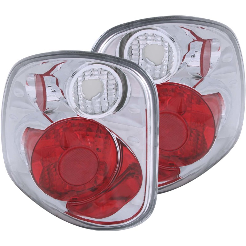 ANZO 2001-2003 Ford F-150 Taillights Chrome - 211066
