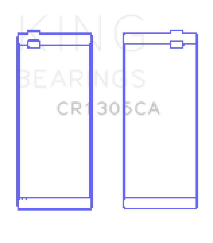 King Engine Bearings Cummins 4Bta/4Btaa/6Bt/6Bta (Size +0.25mm) Connecting Rod Bearing Set - CR1305CA0.25