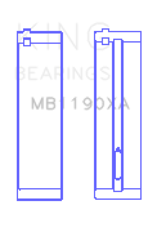 King 2003-2005 Dodge Sprinter Van Standard Main Bearing Set - MB1190XA