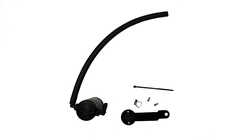 J&L 17-24 Honda CRV 1.5L Turbo Passenger Side Oil Separator 3.0 - Black Anodized - 3112P-B